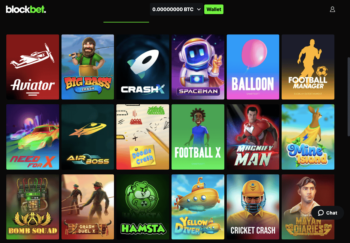 Crash Games - BlockBet Casino Review
